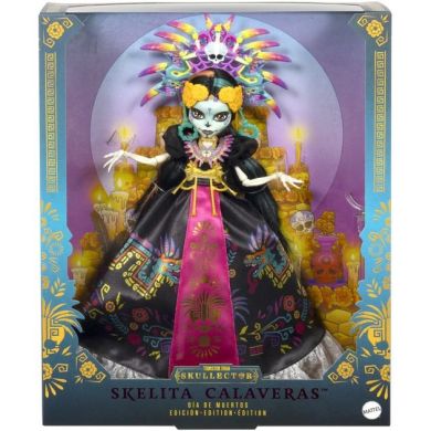 Коллекционная кукла Скелита Калавераса Dia De Muertos Monster High Skullector JDR63