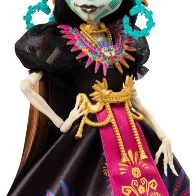 Коллекционная кукла Скелита Калавераса Dia De Muertos Monster High Skullector JDR63