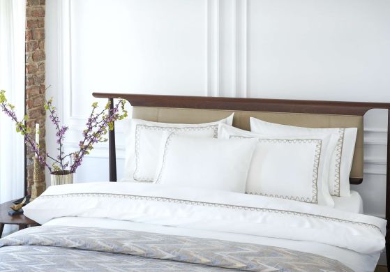 Комплект постельного белья SIENNACREAM-GOLD, евроразмер PEPPERHOME SIENNA 0245, евророзмір