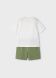 Комплект одежды для мальчика шорты, футболка кор/рук. 5F, р.98 Зеленый Mayoral 3605