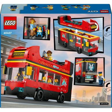 Конструктор Красный двухэтажный экскурсионный автобус LEGO City 60407