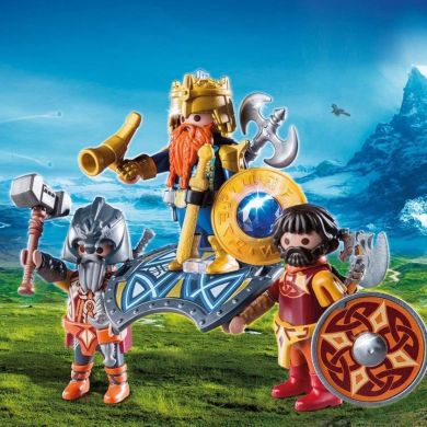 Игровой набор Playmobil Dwarf King with Guards 9344