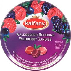 Леденцы Kalfany Лесные ягоды 150 г (Wildberry Candies) 125900142
