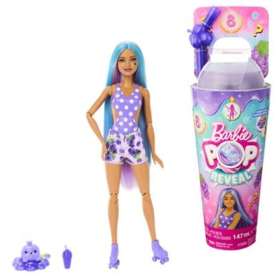 Кукла Barbie Pop Reveal серии Сочные фрукты – виноградная содовая HNW44