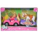 Лялька Єва на джипі з трейлером та конем Simba 5737460