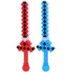 Мыльные пузыри 6610 меч, запаска, 3 цвета, муз., свет