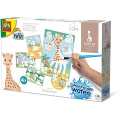 Набор для творчества серии My first ВОДНЫЕ РИСУНКИ ЖИРАФА СОФИ (карточки, кисточка) 14490S