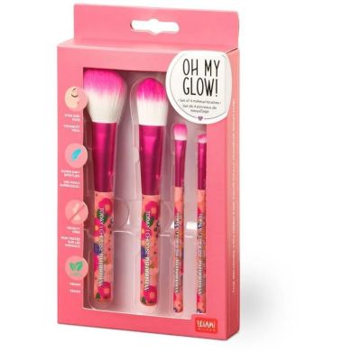 Набор из 4 кистей для макияжа OH MY GLOW! Цветы Legami MUBS0002