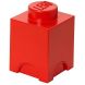Одноточковий червоний контейнер для зберігання Х1 Lego 40011730