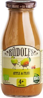 Органічний сік Rudolfs Яблуко-груша з м'якоттю з 4 місяців 260 мл 4751017941607
