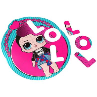 Пазл фігурний «Лялька L.O.L. Surprise» зі стікерами для прикраси (38см * 43 см; 60 частин) Spin Master SM98349/6042054