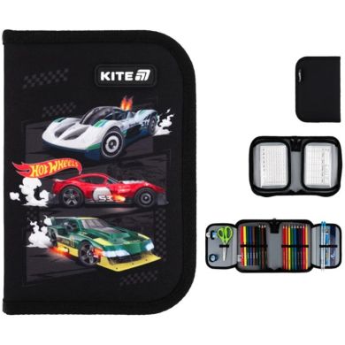 Пенал Kite 1 відділення, 2 відвороти, з наповненням 622H-1 HW
