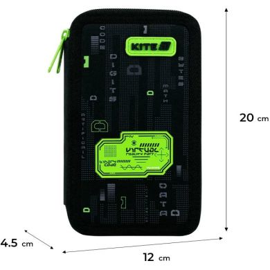 Пенал Kite 2 від., без наповнення 623 Digital K26-623-2