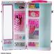 Раскладной шкаф для кукол BARBIE с полками и плечиками для одежды, Klein5801