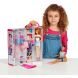 Раскладной шкаф для кукол BARBIE с полками и плечиками для одежды, Klein5801