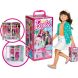 Раскладной шкаф для кукол BARBIE с полками и плечиками для одежды, Klein5801