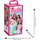 Раскладной шкаф для кукол BARBIE с полками и плечиками для одежды, Klein5801