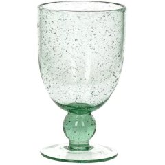 Склянка на ножці POMAX VICTOR, ⌀9, 350 мл світло-зелена, арт.21903-LGE