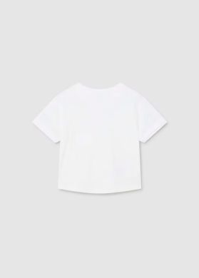 Рубашка для мальчика короткий рукав, хлопок 3A, р.68 Белый Mayoral 1016