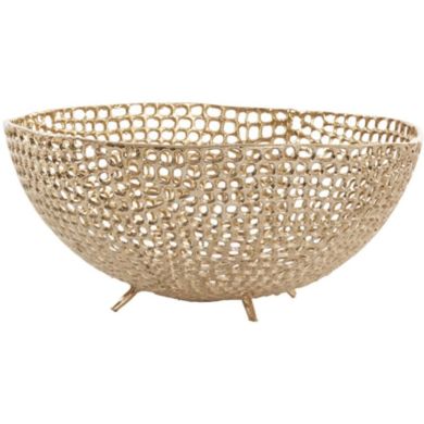 Тарелка &Oslash;38x16 см MURCIA античное золото Light&Living 6346785