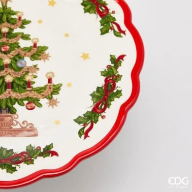 Поднос для торта на ножке xmas-tree rotondo, h.9 d.21 EDG 7800262A774