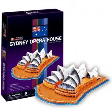 Трехмерная головоломка-конструктор CubicFun Сиднейский оперный театр C067h