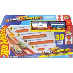 Большой набор дорожек для трека с 2 машинками серии Track Creator Hot Wheels JDW42