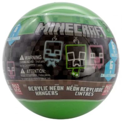 Акриловая фигурка сюрприз с подвеской в капсуле Minecraft JTMIN-35200