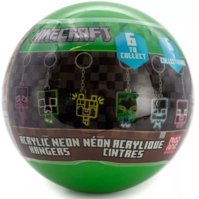Акриловая фигурка сюрприз с подвеской в капсуле Minecraft JTMIN-35200