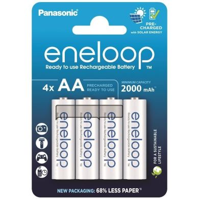 Аккумулятор Panasonic Eneloop NI-MH AA 2000 мАч, 4 шт. BK-3MCDE/4CP