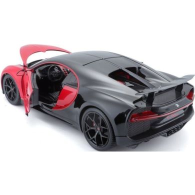 Автомодель Maisto Special edition Bugatti Chiron sport червоно-чорний 1:24 31524 black/red