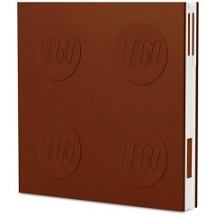Блокнот BROWN з гелевою ручкою LEGO 4003064-52446
