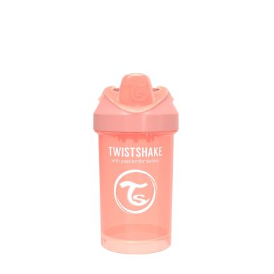 Чашка-непроливайка Twistshake 300 мл 8+ міс Світло-персикова 78320, Рожевий