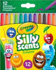 Silly Scents Набір воскової крейди Твіст, що викручуються, з ароматом, 12 шт Crayola 256321.024