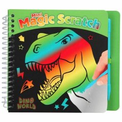 Скретчбук Dino World Mini Magic Scratch Book міні 410711