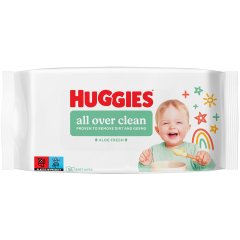 Детские влажные салфетки Huggies OverClean 56 шт 5029053567822 