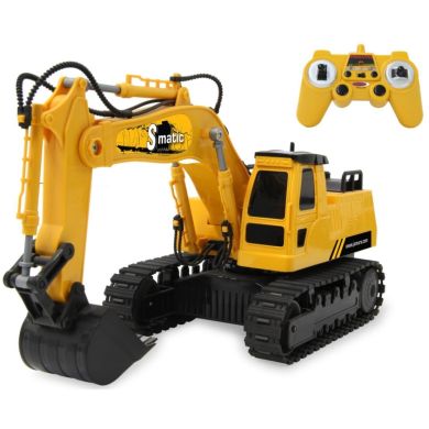 Екскаватор на радіокеруванні S-Matic 2,4GHz, жовтий Jamara 406310