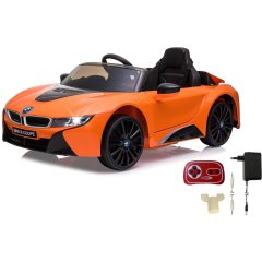Електромобіль BMW I8 Coupe, помаранчевий, 12В 2.4МГц Jamara 46635 4042774464882