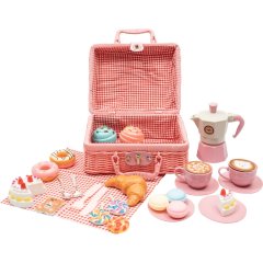 Игровой набор для пикника с корзиной Кофейный набор XIE SHENG TOYS 9090B