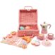 Игровой набор для пикника с корзиной Кофейный набор XIE SHENG TOYS 9090B