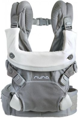 Кенгуру-переноска премиум класса для новорожденного ребенка Nuna CUDL Carrier Frost Серая BC11600FRT, Серый