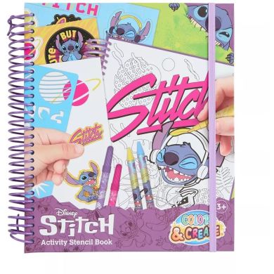 Книжка для раскраски, детская DISNEY STITCH Активити ST24356