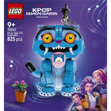 Конструктор Тигр Дерпі та пташка Сассі V29 Lego KPop Demon Hunters 825 деталей 72537