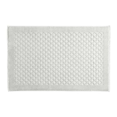 Коврик для ванной 60*90см, гум.основа, цв. OSTRICA Biancoperla