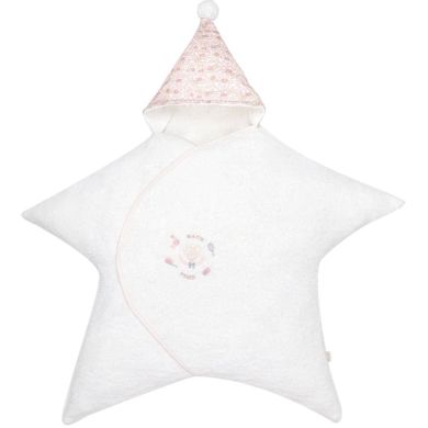 Уголок-полотенце Babydola в виде звезды коричневый 11933