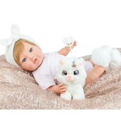 Кукла Marina & Pau ALINA с котёнком, 45 см 1159