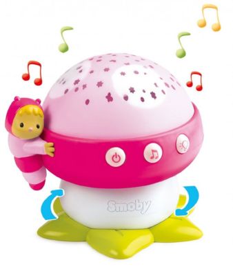 Музичний проектор Smoby Toys Cotoons Грибочек в асортименті блакитний/рожевий 110109, Блакитний