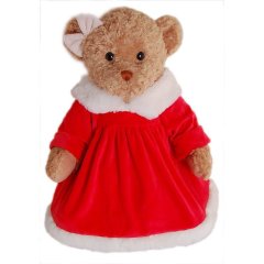 М'яка іграшка Bukowski (Буковскі) Ведмедик Тереза в червоній сукні, 25см 7340031371629