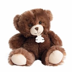Мягкая игрушка DouDou Медвежонок коричневый 30 см HO2888