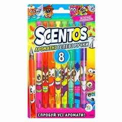 Набір ароматних гелевих ручок Scentos Феєрія ароматів 8 шт. 41203